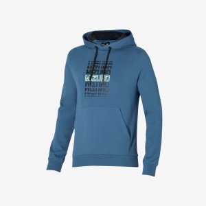 Mizuno ATHLETIC GRAPHIC HOODY Blu | IT_MZN86779