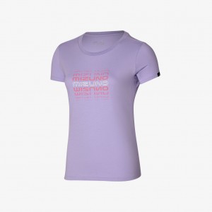 Mizuno ATHLETIC MIZUNO TEE Viola | IT_MZN99237