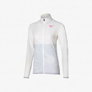 Mizuno CHARGE PRINTED JACKET Bianche | IT_MZN74051