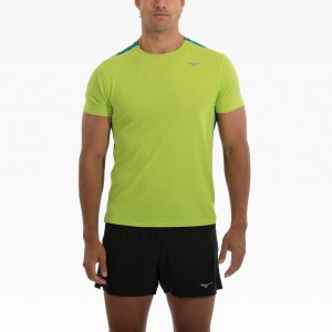 Mizuno DRYAEROFLOW TEE Gialle Blu | IT_MZN50751