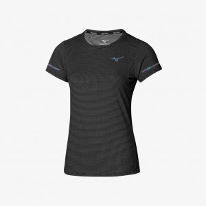 Mizuno DRYAEROFLOW UNDYED BLACK TEE Nere | IT_MZN47789