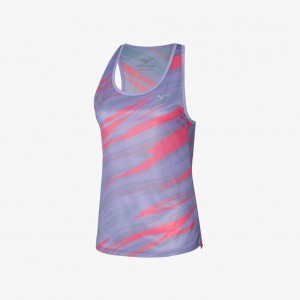 Mizuno DRY AEROFLOW GRAPHIC TANK Viola | IT_MZN13149