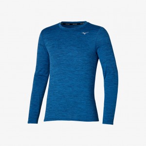 Mizuno IMPULSE LS TEE Blu | IT_MZN67880