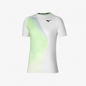 Mizuno SHADOW GRAPHIC TEE Bianche | IT_MZN57137