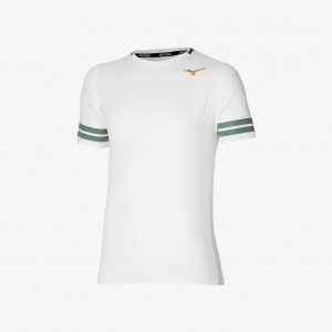 Mizuno SHADOW GRAPHIC TEE Bianche | IT_MZN14608