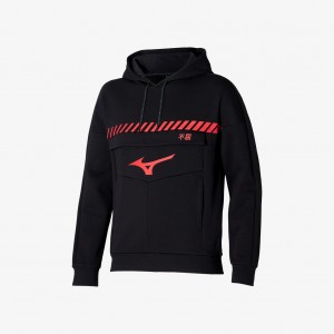 Mizuno SWEAT HOODY SR4 Nere | IT_MZN70844