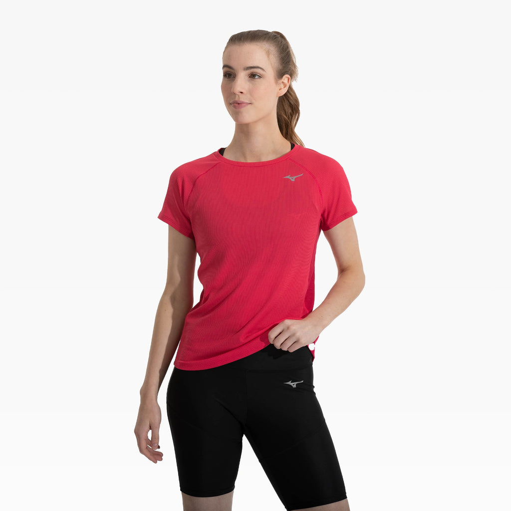 Mizuno DRYAEROFLOW TEE Rosse | IT_MZN48774