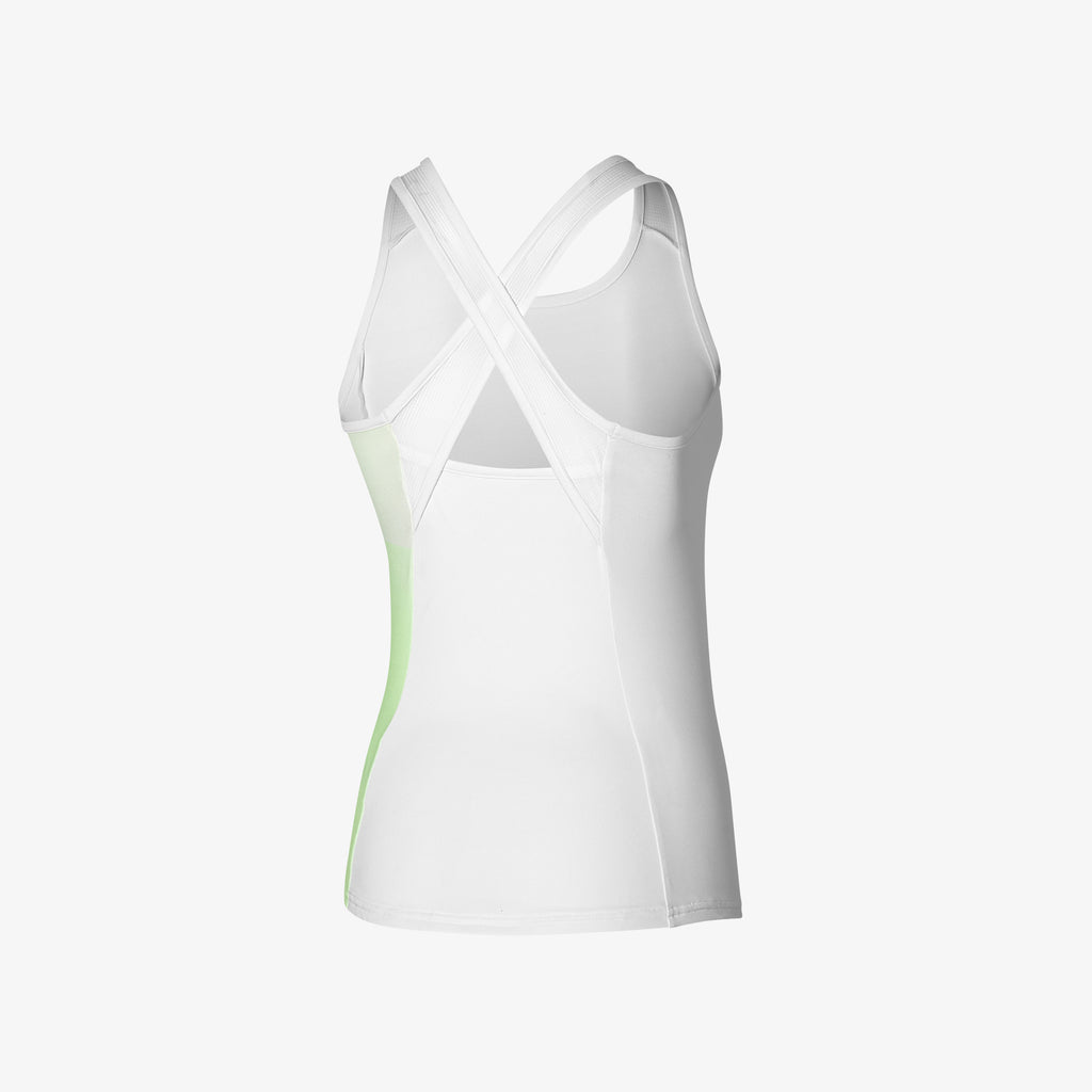 Mizuno RELEASE PRINTED TANK Bianche Verdi | IT_MZN96041