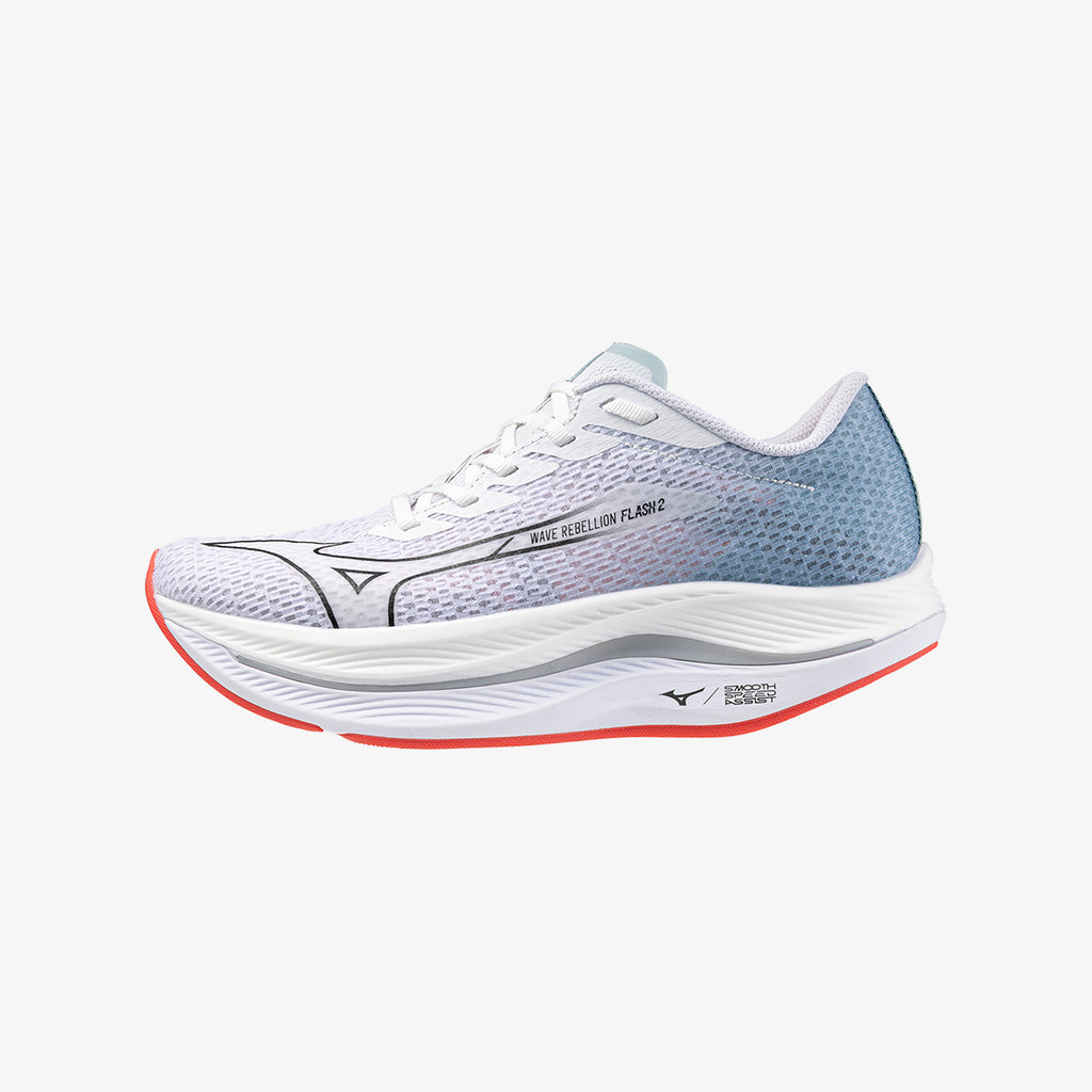 Mizuno WAVE REBELLION FLASH 2 Bianche Grigie | IT_MZN74269