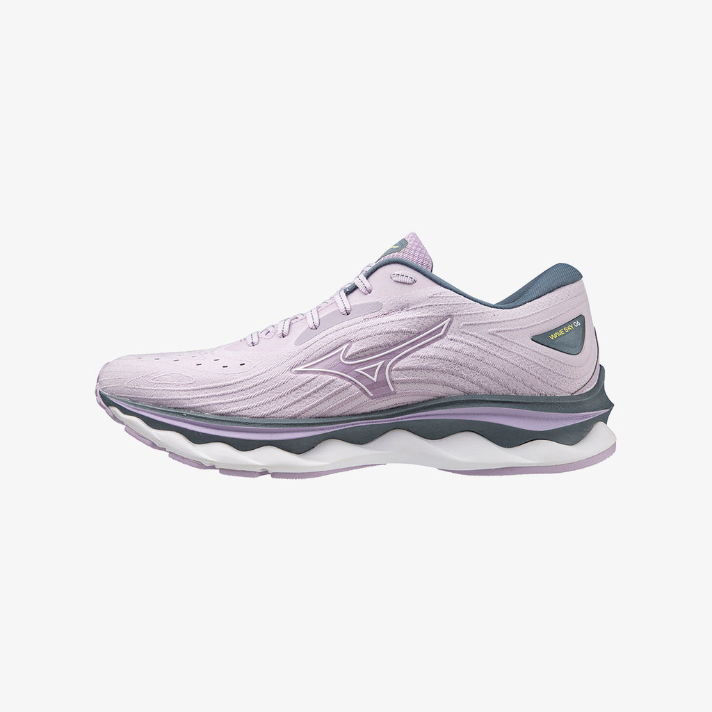 Mizuno WAVE SKY 6 Bianche Viola | IT_MZN49823